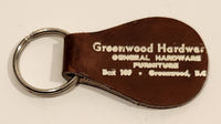 Vintage Glidden Paints Greenwood Hardware General Hardware Furniture Greenwood B.C. Brown Leather Fob Keychain Ring