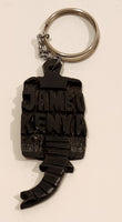 Jambo Kenya Elephant Trunk Style Carved Wood Fob Keychain Ring