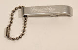 Vintage Fitzgeralds SM Casino Hotel Metal Bottle Opener Fob Keychain Ring