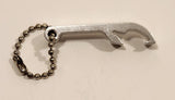 Vintage Fitzgeralds SM Casino Hotel Metal Bottle Opener Fob Keychain Ring