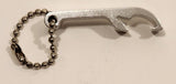 Vintage Fitzgeralds SM Casino Hotel Metal Bottle Opener Fob Keychain Ring