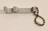 Vintage Fitzgeralds SM Casino Hotel Metal Bottle Opener Fob Keychain Ring