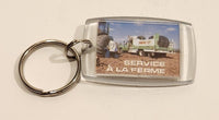 CO-OP Ca Roule mieux avec Service A La Ferme Acrylic Fob Keychain Ring