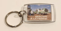 CO-OP Ca Roule mieux avec Service A La Ferme Acrylic Fob Keychain Ring