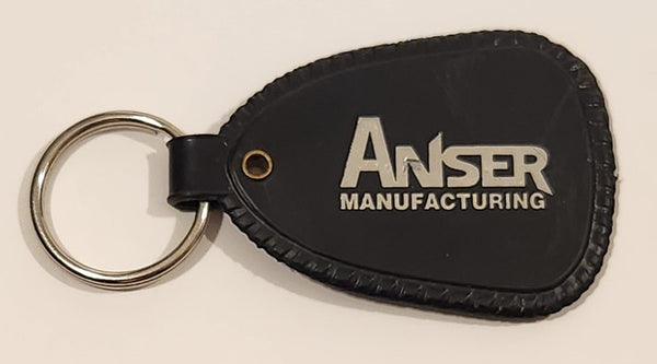 Anser Manufacturing Black Plastic Fob Keychain Ring