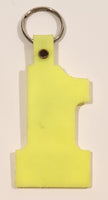 Your #1 Choice Tri-Us Parts & Service Ltd. Entwistle Alberta Fluorescent Yellow Rubber Fob Keychain Ring