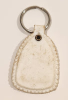 Vintage Alberta Treasury Branches Mastercard White Plastic Fob Keychain