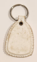 Vintage Alberta Treasury Branches Mastercard White Plastic Fob Keychain