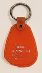 Honda Brooks Motor Sports Sales & service Yamaha & Service Medicine Hat Orange Plastic Fob Keychain Ring