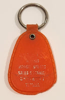 Honda Brooks Motor Sports Sales & service Yamaha & Service Medicine Hat Orange Plastic Fob Keychain Ring