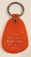 Honda Brooks Motor Sports Sales & service Yamaha & Service Medicine Hat Orange Plastic Fob Keychain Ring