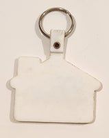 Yukon Housing Corporation White Rubber Fob Keychain Ring