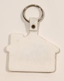 Yukon Housing Corporation White Rubber Fob Keychain Ring
