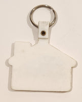 Yukon Housing Corporation White Rubber Fob Keychain Ring
