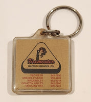 Firemaster Oilfield Services Ltd. Red Deer Grand Prairie Kindersley Drayton Valley Medicine Hat Alberta Acrylic Fob Keychain Ring