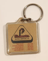 Firemaster Oilfield Services Ltd. Red Deer Grand Prairie Kindersley Drayton Valley Medicine Hat Alberta Acrylic Fob Keychain Ring