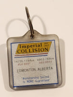 Imperial Collision Edmonton Alberta Acrylic Fob Keychain Ring