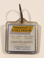 Imperial Collision Edmonton Alberta Acrylic Fob Keychain Ring