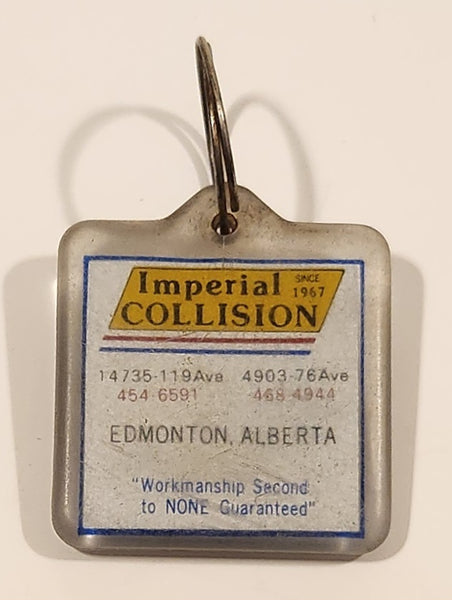 Imperial Collision Edmonton Alberta Acrylic Fob Keychain Ring