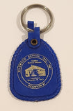 Wildwood School 1912-1987 Reunion 87 Blue Plastic Fob Keychain Ring