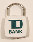 TD Toronto Dominion Bank Plastic Fob Keychain Key Holder