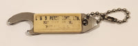 Vintage L & D Petch Contracting Ltd. Rutland B.C. Bottle Opener Fob Keychain