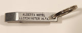 Vintage Alberta Hotel Lloydminster Alberta Metal Bottle Opener Fob Keychain Ring