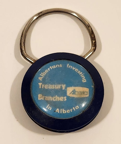 Alberta Treasury Branches Albertans Investing In Alberta Plastic Fob Keychain Key Ring