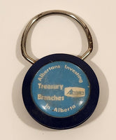 Alberta Treasury Branches Albertans Investing In Alberta Plastic Fob Keychain Key Ring