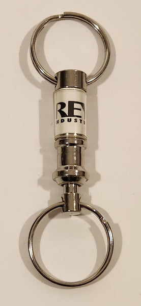 Reyco Industries Metal Fob Keychain Ring