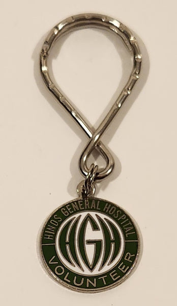 Hinds General Hospital Volunteer Jackson Mississippi Enamel Metal Fob Keychain Key Ring