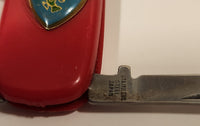 Kami Kamloops B.C. Red Knife Multi Tool Keychain Key Ring
