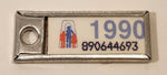 1990 War Amps Metal Keychain Tag