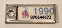 1990 War Amps Metal Keychain Tag