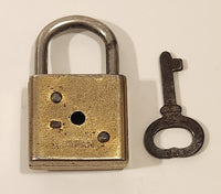 Vintage Highmount 25 mm Padlock with Key Made in Japan