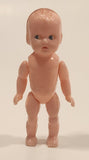 Rare Vintage Late 1950s Reliable Toys Sleepy Eyes Baby Boy 4 1/2" Hard Plastic Toy Doll