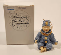 1993 Ashton Drake Heirloom Ornaments Jason in Blue Clown Suit Porcelain Figurine by Yolanda Bello