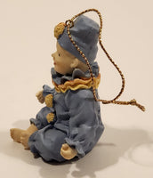 1993 Ashton Drake Heirloom Ornaments Jason in Blue Clown Suit Porcelain Figurine by Yolanda Bello