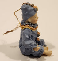 1993 Ashton Drake Heirloom Ornaments Jason in Blue Clown Suit Porcelain Figurine by Yolanda Bello