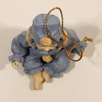 1993 Ashton Drake Heirloom Ornaments Jason in Blue Clown Suit Porcelain Figurine by Yolanda Bello