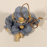 1993 Ashton Drake Heirloom Ornaments Jason in Blue Clown Suit Porcelain Figurine by Yolanda Bello