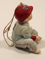 1993 Ashton Drake Heirloom Ornaments Michael in Baseball Uniform Porcelain Figurine by Yolanda Bello