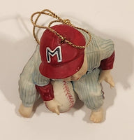 1993 Ashton Drake Heirloom Ornaments Michael in Baseball Uniform Porcelain Figurine by Yolanda Bello