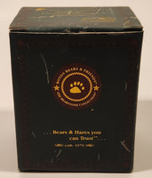 2001 Boyds Bear & Friends The Bearstone Collection Halloween Tabitha's Ride Batty Flight Resin Snow Globe #393006