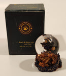 2001 Boyds Bear & Friends The Bearstone Collection Halloween Tabitha's Ride Batty Flight Resin Snow Globe #393006