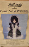 Dollspart Classic Doll Kit Collection 16" K-Star-R #117 Green Velvet Reproduction Porcelain Doll New in Box