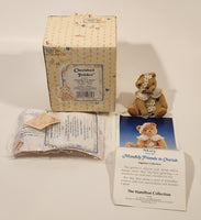 1993 Enesco Cherished Teddies 914797 "Friendship Is In Bloom" May May Bear Resin Figurine New in Box