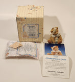 1993 Enesco Cherished Teddies 914797 "Friendship Is In Bloom" May May Bear Resin Figurine New in Box