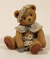 1993 Enesco Cherished Teddies 914797 "Friendship Is In Bloom" May May Bear Resin Figurine New in Box