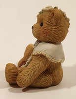 1993 Enesco Cherished Teddies 914797 "Friendship Is In Bloom" May May Bear Resin Figurine New in Box